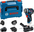 Bosch Pro 18V System Wiertarko-Wkrętarka Akumulatorowa Gsr12V-32Fc (Wymienne Uchwyty: Gfa 12-M, Gfa 12-X, Gfa 12-E, Gfa 12-W, Gfa 12-H, Rękojeść Dodat