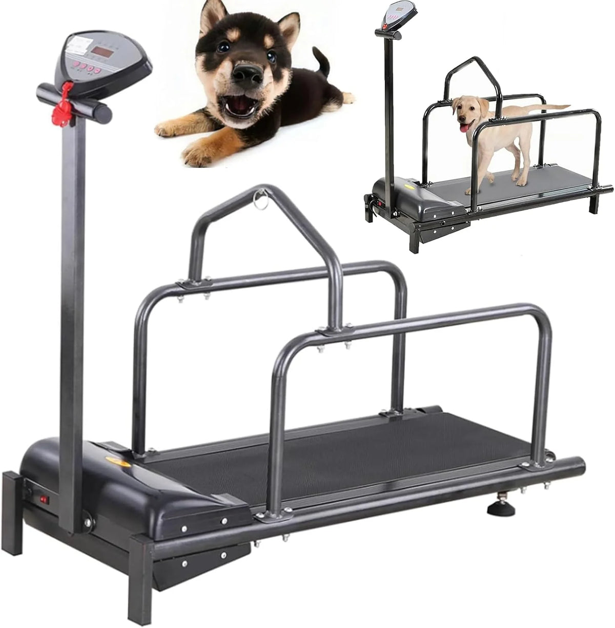 Bieżnia Dla Psa Z Wyświetlaczem Lcd, Regulowana Prędkość, Sprzęt Do Ćwiczeń Zwierząt Domowych, Maksymalne Obciążenie 80 Kg, Idealna Dla Małych I Średn