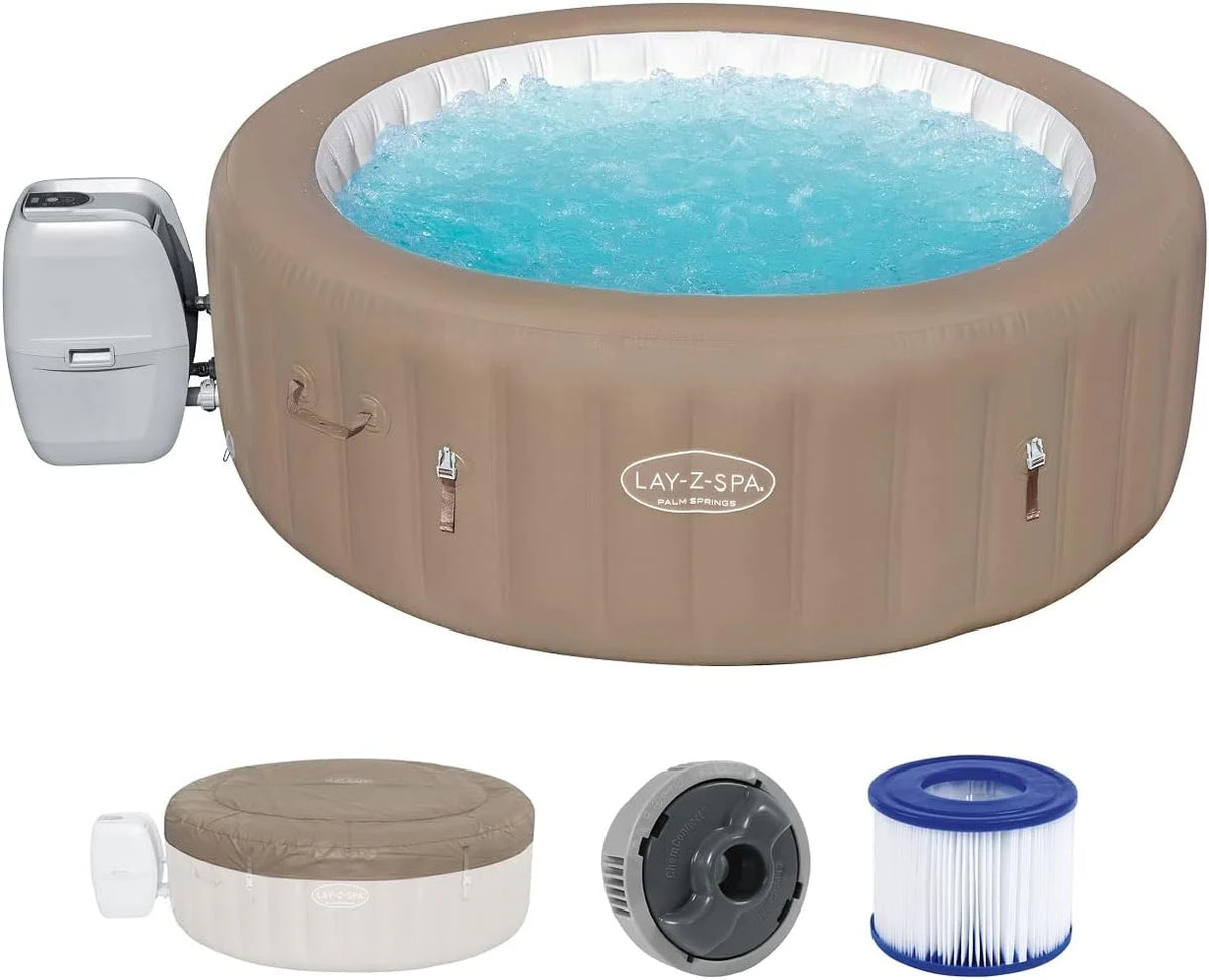 Bestway Lay-Z-Spa Whirlpool Palm Springs Airjet Ø 196 X 71 Cm, Okrągły