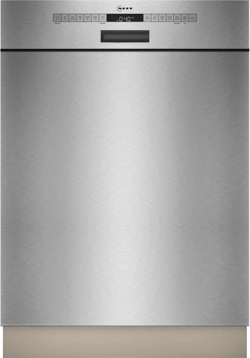 Neff S125Ebs16E, N 50, Inteligentna Zmywarka Do Naczyń 60 Cm, Do Zmywarki, Wyprodukowano W Niemczech, Kosz Na Sztućce, Bardzo Cichy, Otwarty, Intensyw