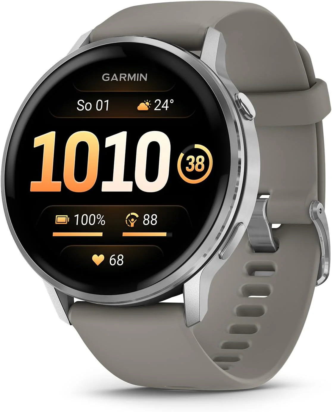 Garmin Venu 4 Premium Smartwatch Gps 41Mm, Amoled, Latarka Led, Slate Black/Black(Silver/Grey/45Mm)