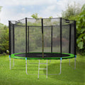 Hauki Trampolin Outdoor Ø183/244/305/366/427 Cm Pl(Ø 427 Cm/Zielona)