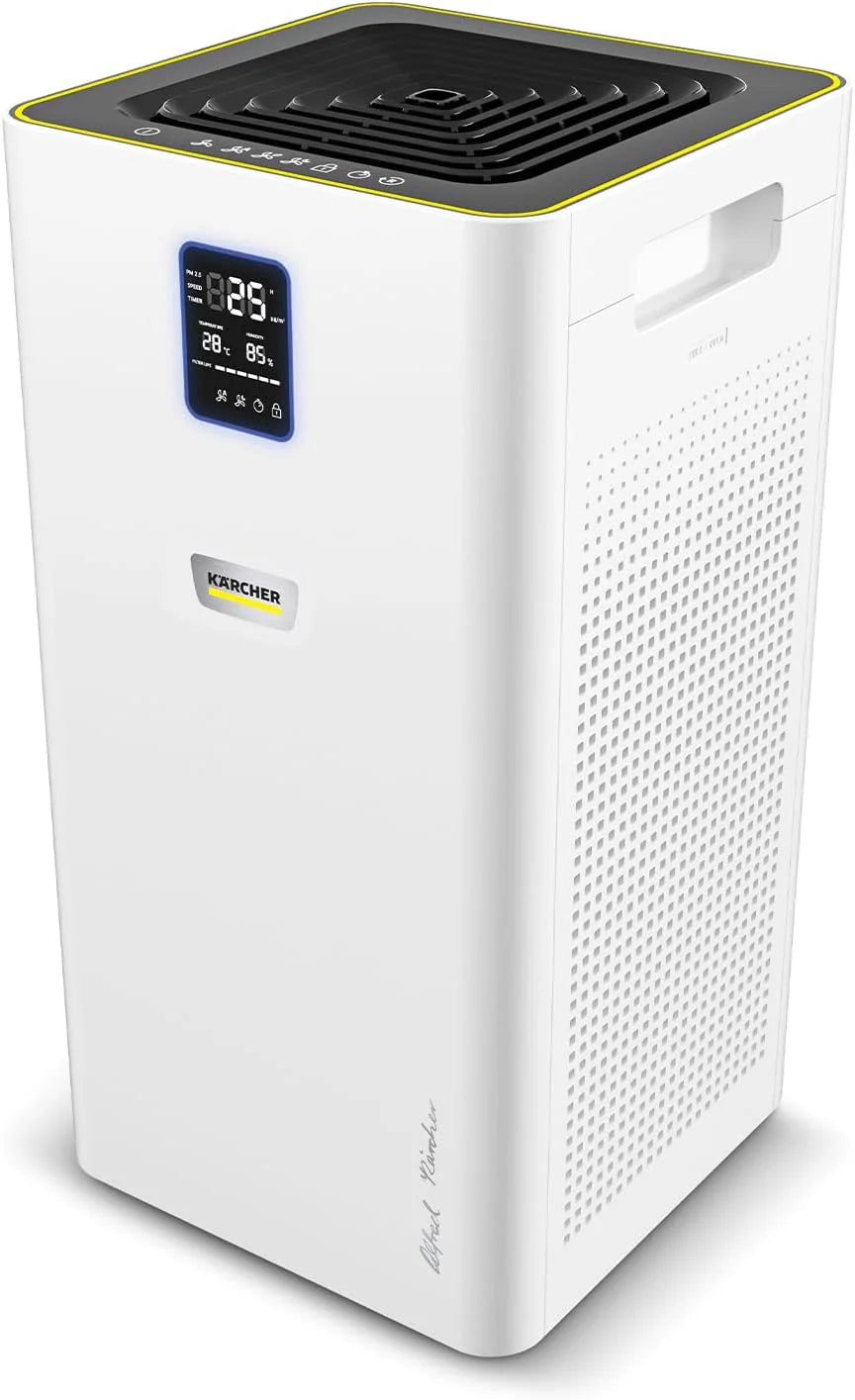 Kärcher Oczyszczacz Powietrza Af 50 Signature Line, Przepływ: 520 M³/H, Do 100 M², Usuwa 99,95% Cząsteczek Do 0,3 Μm I Zapachów, Funkcja Automatyczna,