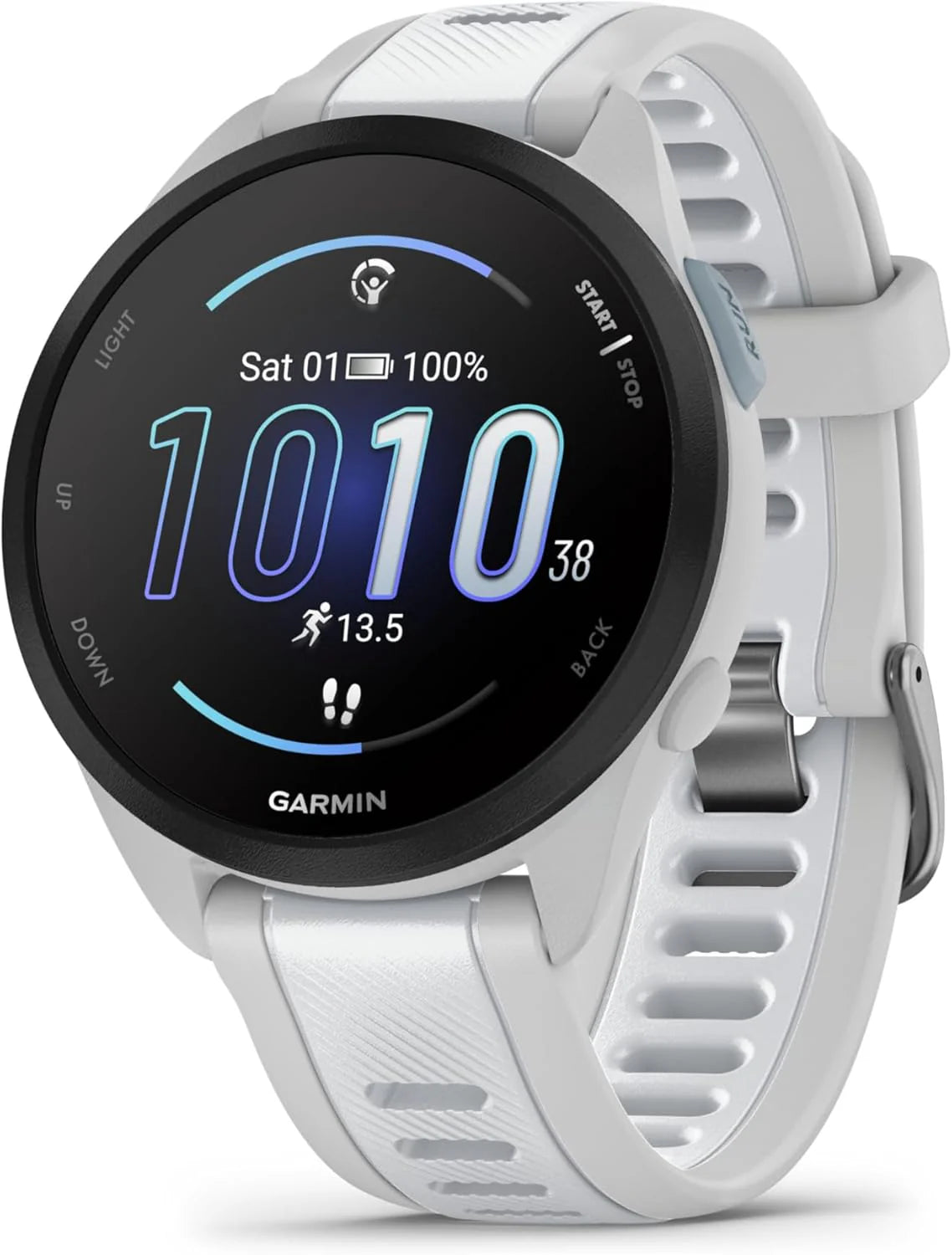 Garmin Forerunner 165 Music Smartwatch Gps Do Biegania Amoled Aqua(Bez Muzyki/Whitestone)