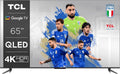 Tcl 55T69C 55" Qled 60Hz 4K Hdr, Google Tv, Smart Tv (Dolby Vision Atmos, Motion Clarity, Kompatybilny Z Google Assistant Alexa), 2025(C641/Model 2023