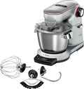 Bosch Robot Kuchenny Z Wbudowaną Wagą Mum9Ax5S00 Optimum, Tworzywo Sztuczne/Metal, 1600 W, 5,5 L, Srebrny