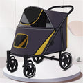 Składane Nosidełko Wózek Spacerowy Luksusowe Wózki Spacerowe Dla Dużych Psów Duży Wózek Dla Psa Premium Pet Pushchair 4-Kołowy Wózek Dla Kota, Psa I N
