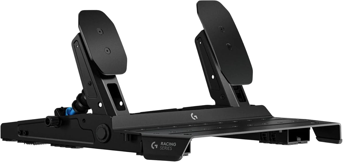 Logitech G Pro Racing Pedals – Pedały Symulatora Wyścigów Z Hamulcem Z Czujnikiem Obciążenia 100 Kg, W Pełni Konfigurowalne, Wymienne Sprężyny I Elast